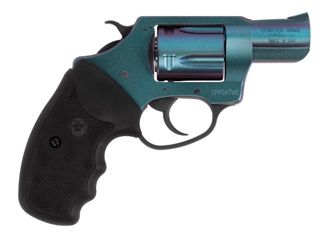 CHARTER ARMS CHAMELEON .38 SPL. ALUMINUM 5 SHOT 2IN FIXED STANDARD IRIDESCENT BLACK PASSIVATE 25387 - Taurus Savings